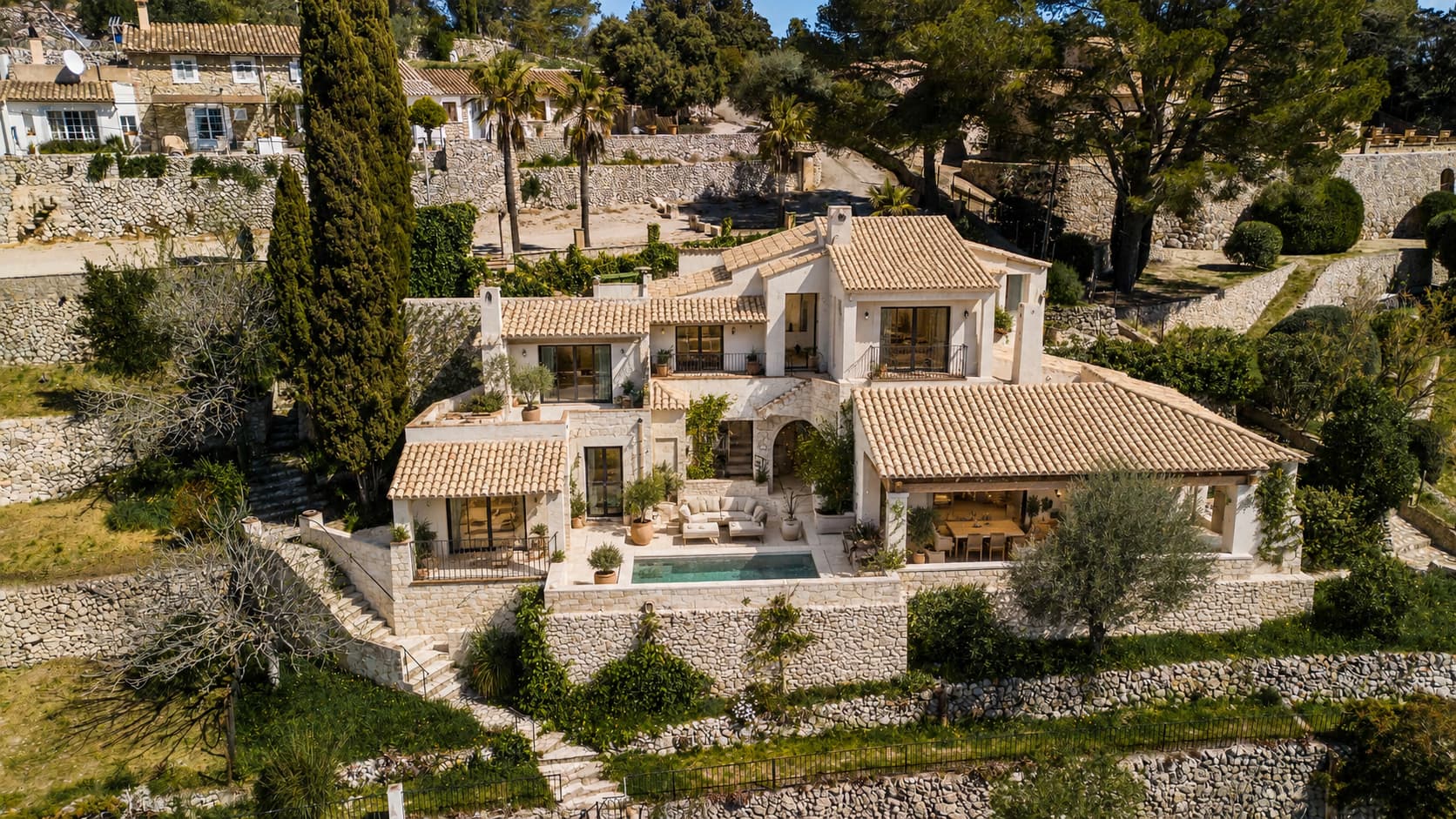 Hotel Galilea – Luftaufnahme der Finca